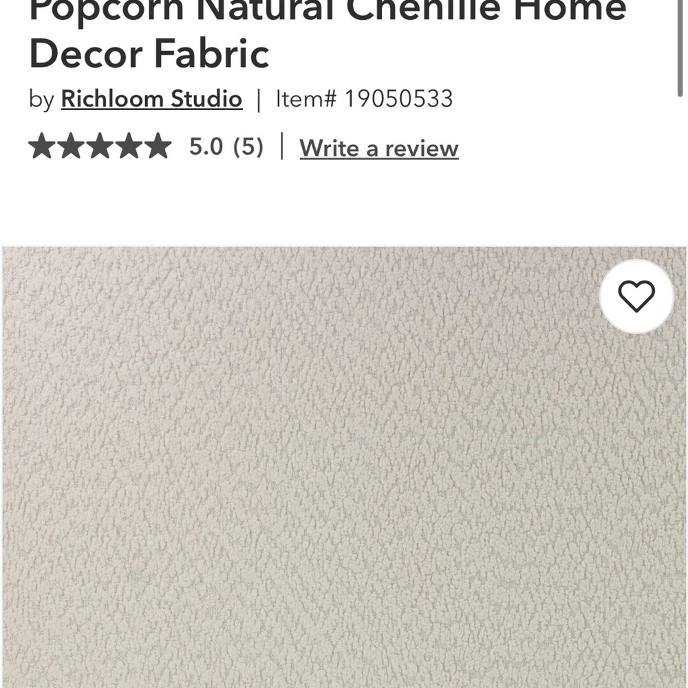 Richloom Studio Chenille Home Decor Fabric